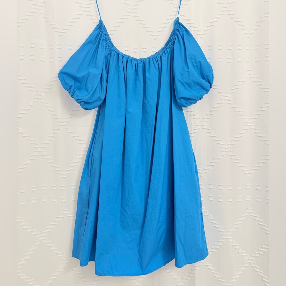 Sugarlips | Blue Off-Shoulder Dress